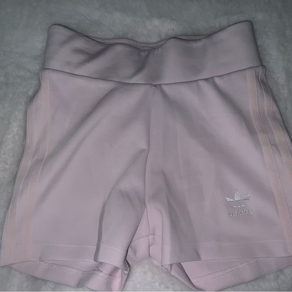 Adidas Women's Light Pink Athletic Shorts